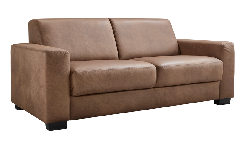 Moletti 4 zitsbank microleder dakota 127-brandy