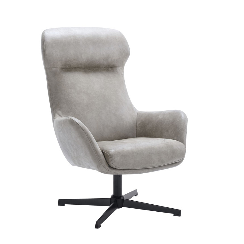 Royale draaifauteuil in de kleur grijs