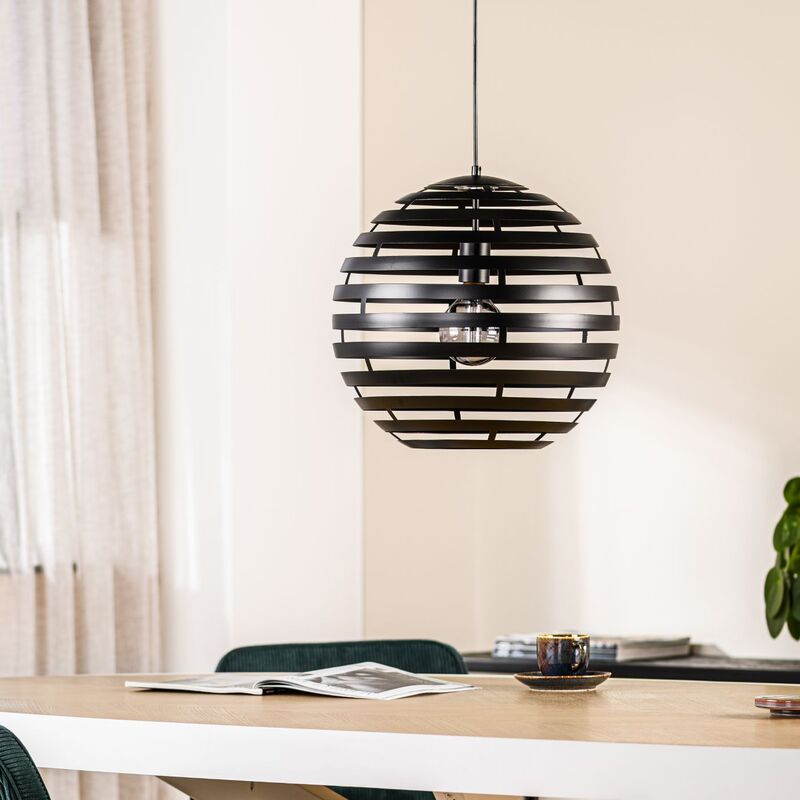 Hanglamp Fiorenza Ø 40 cm zwart staal