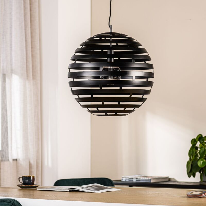 Hanglamp Fiorenza Ø 50 cm zwart staal