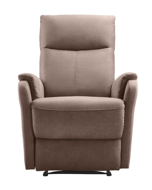 Manteo relaxfauteuil 1 motor, stof jeep 12-taupe