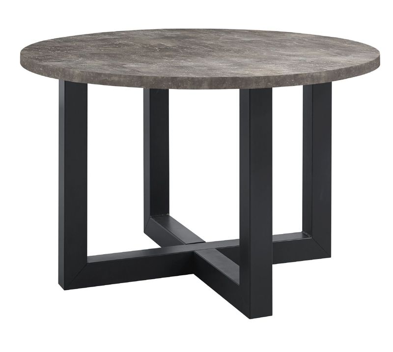 Satriani eettafel ø124,5 bovenblad mel.beton