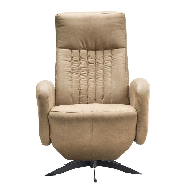 Tuenno relaxfauteuil stof jeep 2861-caramel